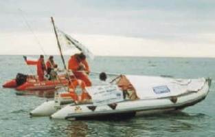 Straits of Magallean Expedition MOON NAV 560 Ocean Rigid Hull Inflatable Boat RIBs Lunamar Boatyards