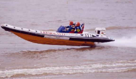MOON semi rigid inflatable boats competition 4 lts. 890 off shore