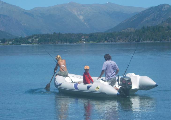 MOON 440 T Semi rigid inflatable boat ribs rhibs lunamar boatyard bariloche argentina 