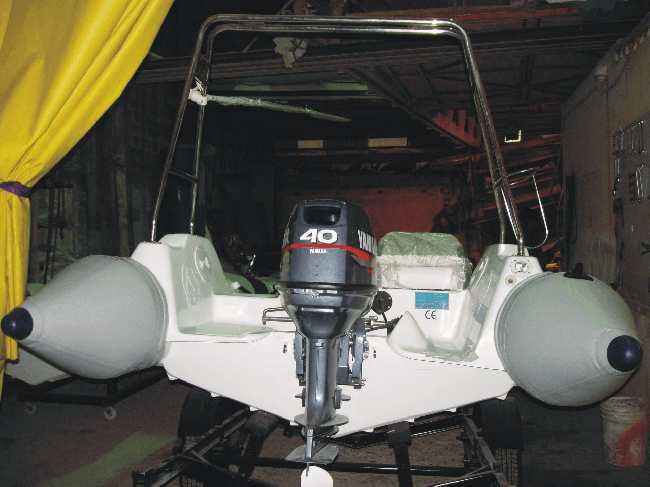 MOON 440 rigid inflatable boat CE homologed