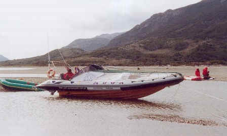 Tierra del Fuego MOON NAV III 890 Ocean Off Shore Rigid Hull Inflatable Boat RIBs Lunamar Boatyards