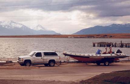 Punta Arenas Chile MOON NAV III 890 Ocean Off Shore Rigid Hull Inflatable Boat RIBs Lunamar Boatyards
