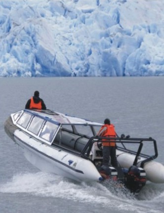 MOON 900 Work glaciares, tour navegacion citytour estrecho magallanes lanchas semirrigidas botes pasajeros