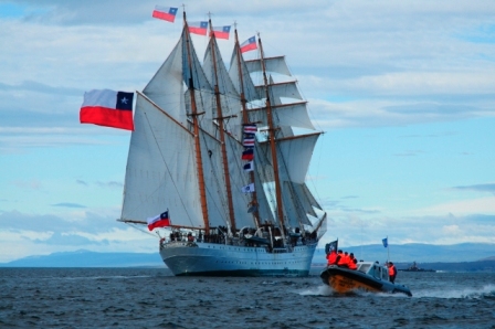 semirrigidos moon regata velas sudamericana bicentenario estrecho magallanes chile argentina fragatas esmeralda