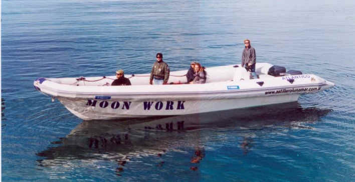MOON 1040 Work Rigid Hull Inflatable Boat whale watch profesional work