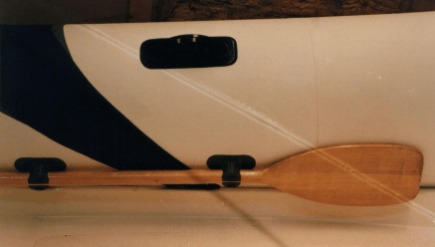 internal rectangular handles and Oar with boat-hooks