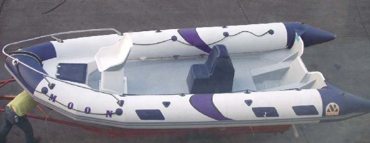 MOON 630 Fishing rigid inflatable Boat
